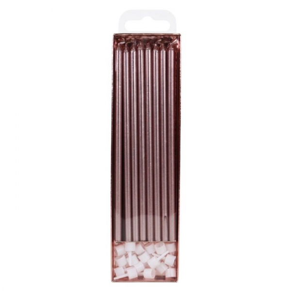 Tall Candles - Rose Gold